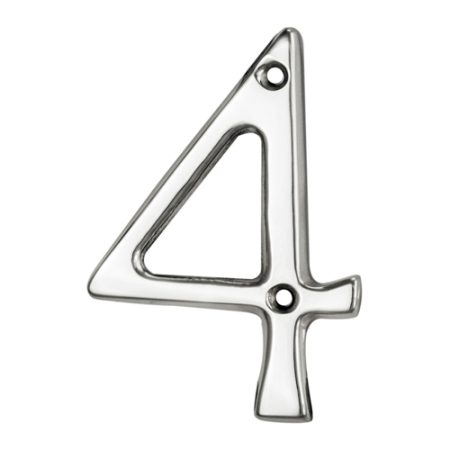 Carlisle Brass N4CP Numerals (0-9) Number 4 (LEAD TIME: 2-3 DAYS)