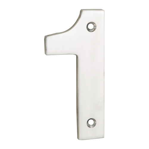 Eurospec NUM10101BSS Numerals Number 1 (LEAD TIME: 2-3 DAYS)