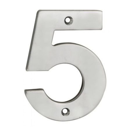 Eurospec NUM10105SSS Numerals Number 5 (LEAD TIME: 2-3 DAYS)