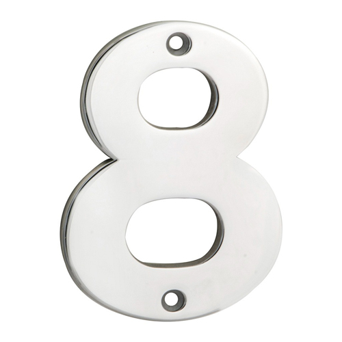 Eurospec NUM10108BSS Numerals Number 8 (LEAD TIME: 2-3 DAYS)