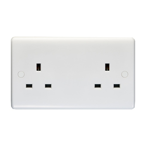 Eurolite PL4040 2-Gang Unswitched Socket (LEAD TIME: 2-3 DAYS)