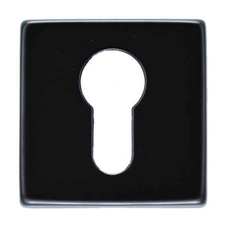 Manital QE001BLK Square Euro Profile Escutcheon (LEAD TIME: 2-3 DAYS)