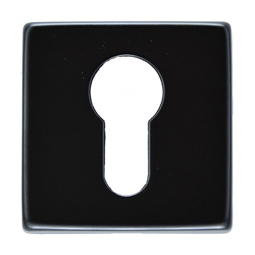 Manital QE001BLK Square Euro Profile Escutcheon (LEAD TIME: 2-3 DAYS)