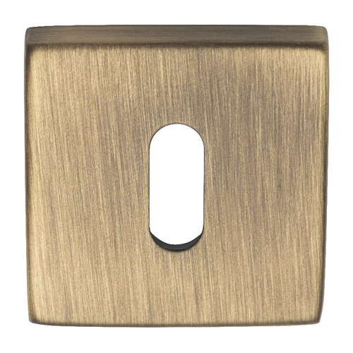 Manital QE003AB Square Standard Key Escutcheon (LEAD TIME: 2-3 DAYS)