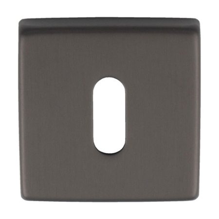 Manital QE003ANT Manital Square Standard Key Escutcheon - Anthracite (LEAD TIME: 2-3 DAYS)