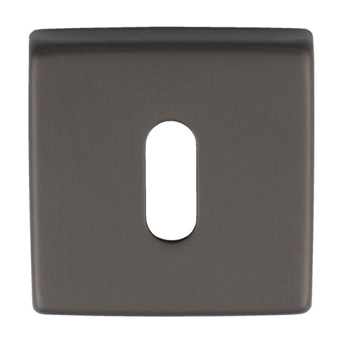 Manital QE003ANT Manital Square Standard Key Escutcheon - Anthracite (LEAD TIME: 2-3 DAYS)