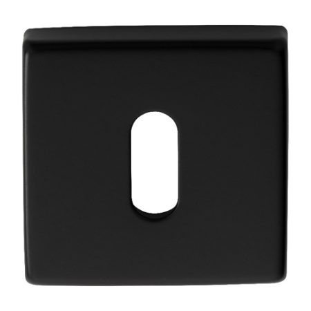 Manital QE003BLK Square Standard Key Escutcheon (LEAD TIME: 2-3 DAYS)