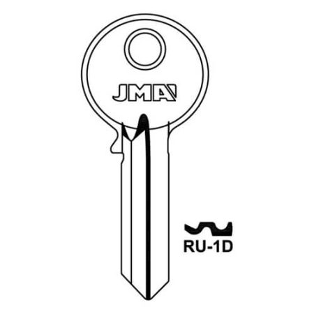 JMA RU-1D Cylinder Key Blank