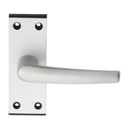 Eurospec SAA61 Aluminium MIAL Lever On Latch Backplate (LEAD TIME: 2-3 DAYS)