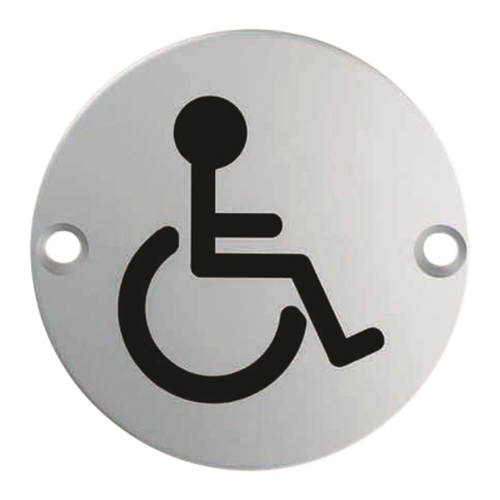 Eurospec SEX1017SSS Signage Disabled Symbol (LEAD TIME: 2-3 DAYS)