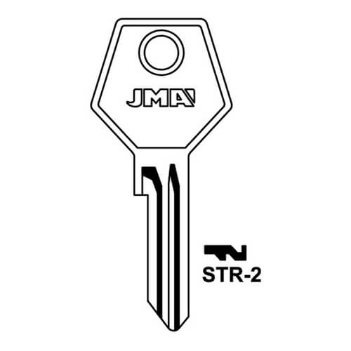 JMA STR-2 Cylinder Key Blank