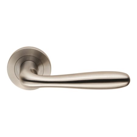 Eurospec SWL1127SSS Steelworx SWL Peninsula Lever On Rose (LEAD TIME: 2-3 DAYS)