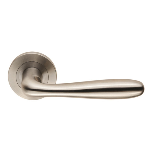 Eurospec SWL1127SSS Steelworx SWL Peninsula Lever On Rose (LEAD TIME: 2-3 DAYS)