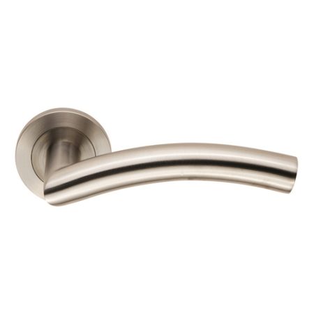 Eurospec SWL1196SSS Steelworx SWL Dresda Lever On Rose (LEAD TIME: 2-3 DAYS)