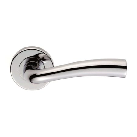 Serozzetta SZC050CP Cinco Lever On Round Rose (LEAD TIME: 2-3 DAYS)