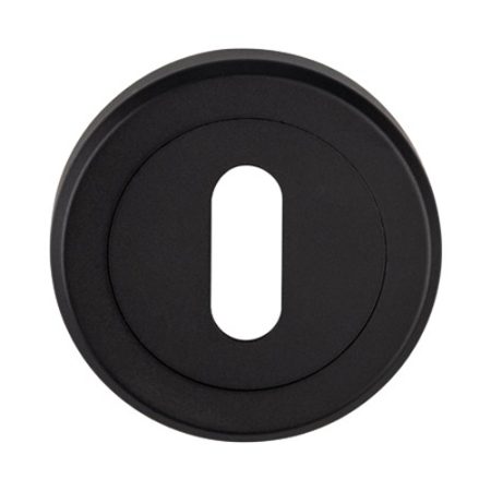 Serozzetta SZM003MB Standard Profile Escutcheon - Matt Black (LEAD TIME: 2-3 DAYS)