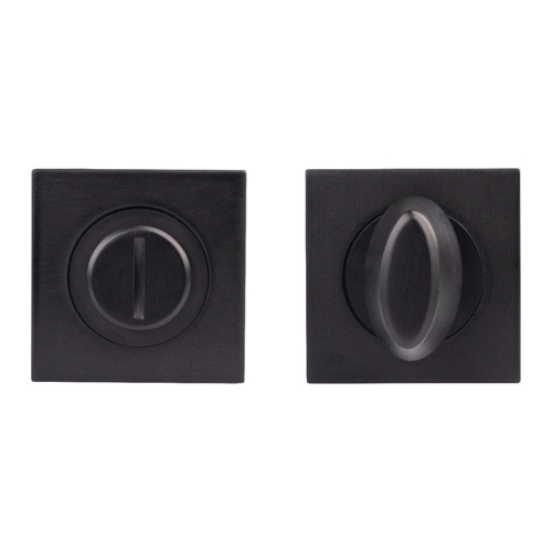 Serozzetta SZM004SQMB Square Turn and Release- Matt Black (LEAD TIME: 2-3 DAYS)