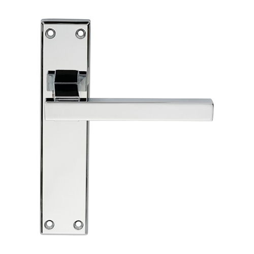Serozzetta SZM242CP Stratus Lever On Latch Backplate (LEAD TIME: 2-3 DAYS)