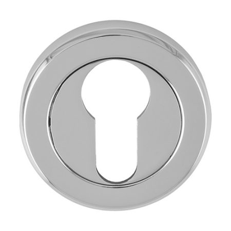 Serozzetta SZR001CP Euro Profile Escutcheon - Polished chrome (LEAD TIME: 2-3 DAYS)