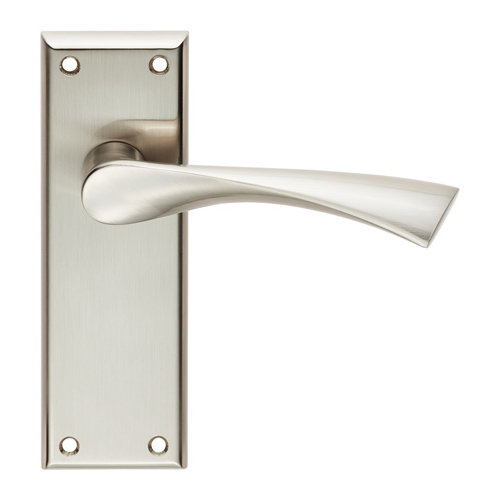 Serozzetta SZR022SN Venti Lever On Latch Backplate (LEAD TIME: 2-3 DAYS)
