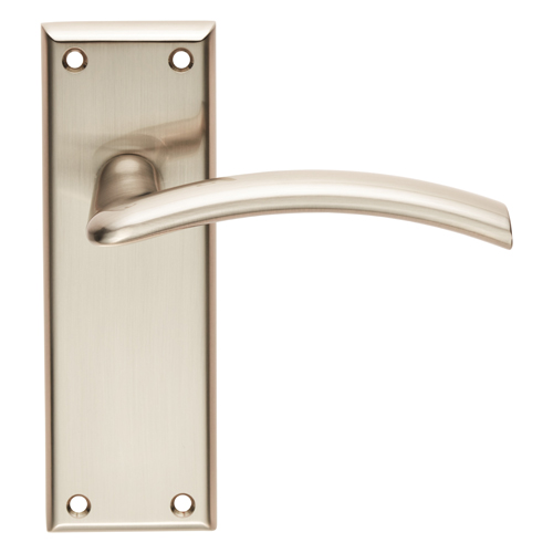 Serozzetta SZR032SN Trenta Lever On Latch Backplate (LEAD TIME: 2-3 DAYS)