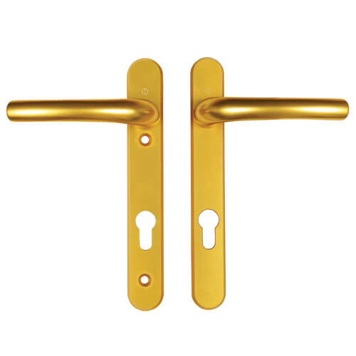 Hoppe Tokyo Lever Lever UPVC Multipoint Door Handles - 92mm PZ Unsprung 122mm Screw Centres