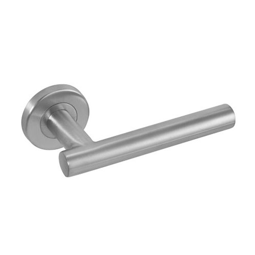 TSS Fire Rated Stainless Steel (SSS) 19mm T Bar Lever On Rose Furniture