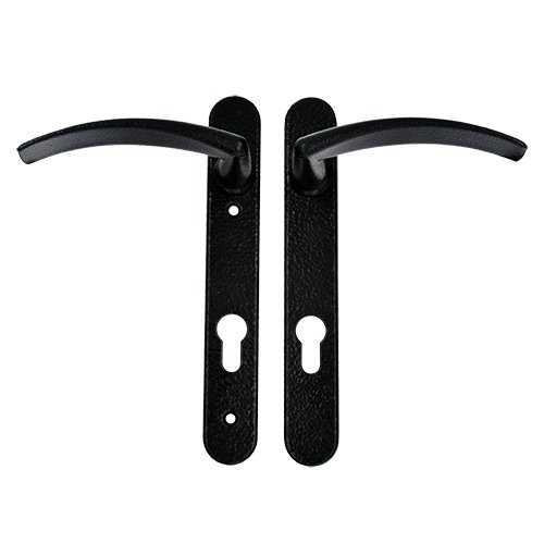 TSS Traditional Style Lever Lever UPVC Multipoint Door Handles - 92mm PZ Sprung 122mm Screw Centres