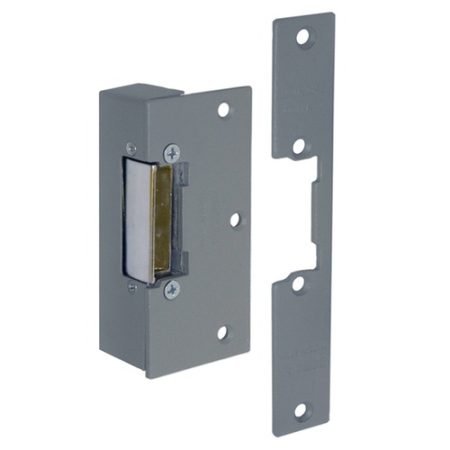 CQR ADCN203-412+S Rim With Mortice Face Plate Electric Release 12V DC Fail Locked, Continuously Rated - Grey (LEAD TIME: 2-3 DAYS)