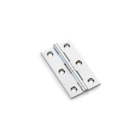 Alexander & Wilks AW064-CH-PC Solid Brass Butt Hinge - Polished Chrome 25" (LEAD TIME: 2-3 DAYS)