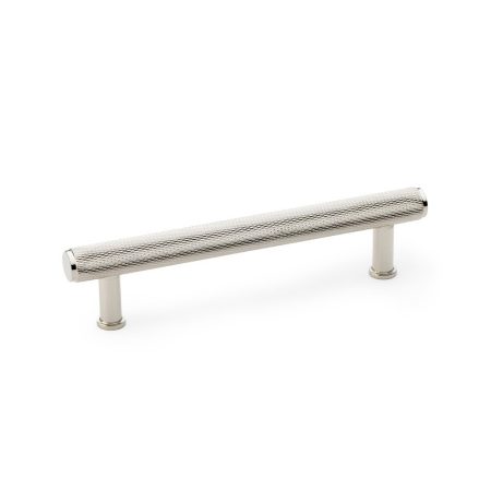 Alexander & Wilks AW809-128-PN Crispin Knurled T Bar Cupboard Pull Handle - Polished Nickel 128mm (LEAD TIME: 2-3 DAYS)