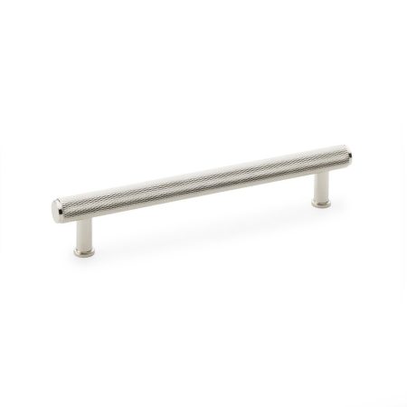 Alexander & Wilks AW809-160-PN Crispin Knurled T Bar Cupboard Pull Handle - Polished Nickel 160mm (LEAD TIME: 2-3 DAYS)