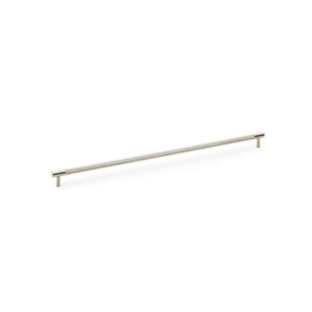 Alexander & Wilks AW810-448-SN Brunel Knurled T Bar Cupboard Handle - Satin Nickel Centres 448mm (LEAD TIME: 2-3 DAYS)