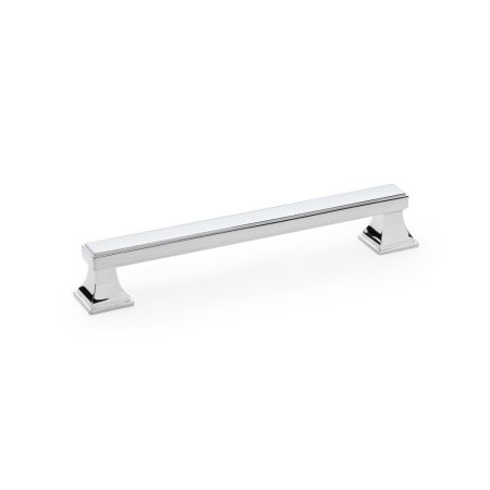 Alexander & Wilks AW813-160-PC Jesper Square Cabinet Pull Handle - Polished Chrome Centres 160mm (LEAD TIME: 2-3 DAYS)