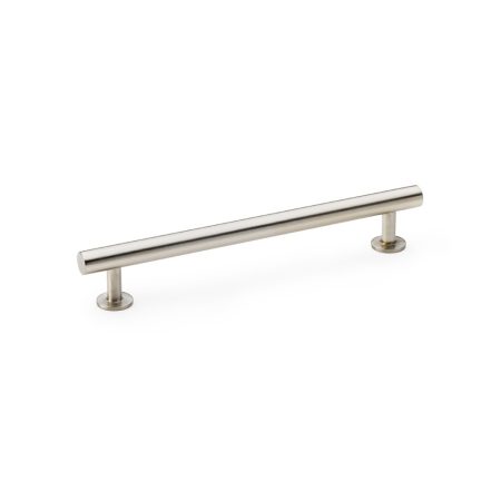 Alexander & Wilks AW814-160-SN Round T Bar Cabinet Pull Handle - Satin Nickel 160mm (LEAD TIME: 2-3 DAYS)
