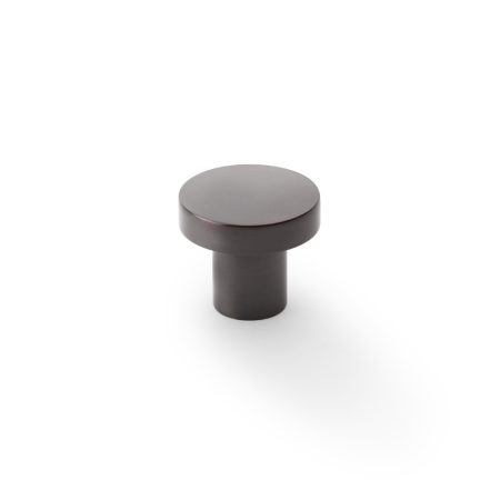 Alexander & Wilks AW821-30-DBZ Hanover Plain Cupboard Knob - Dark Bronze Knob 30mm (LEAD TIME: 2-3 DAYS)
