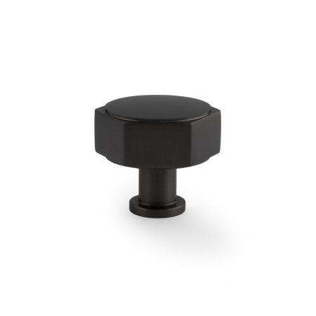 Alexander & Wilks AW828-40-BL Vesper Hex Cabinet Knob Black (LEAD TIME: 2-3 DAYS)