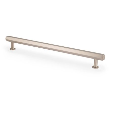 Alexander & Wilks AW830-224-SN Vesper Hex T Bar Cabinet Pull - Satin Nickel- 224mm C/C (LEAD TIME: 2-3 DAYS)