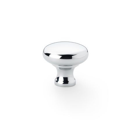 Alexander & Wilks AW836-32-PC Wade Round Cupboard Knob - Polished Chrome 32mm (LEAD TIME: 2-3 DAYS)