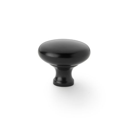Alexander & Wilks AW836-38-BL Wade Round Cupboard Knob Black 38mm (LEAD TIME: 2-3 DAYS)