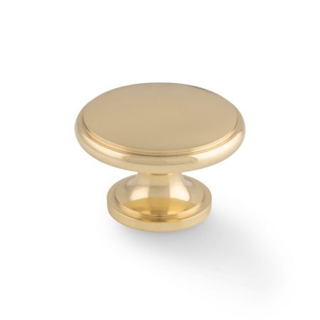 Alexander & Wilks AW849-38-PB Cambridge Round Cupboard Knob (LEAD TIME: 2-3 DAYS)
