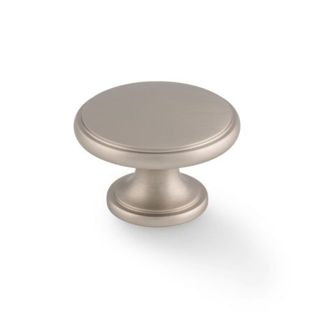 Alexander & Wilks AW849-38-SN Cambridge Round Cupboard Knob (LEAD TIME: 2-3 DAYS)
