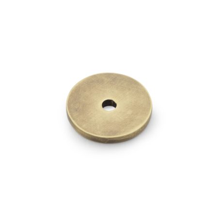 Alexander & Wilks AW895-25-ABZ Circular Backplate - Antique Brass Bronze Diameter 25mm (LEAD TIME: 2-3 DAYS)