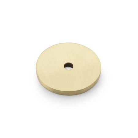 Alexander & Wilks AW895-30-SB Circular Backplate - Satin Brass Diameter 30mm (LEAD TIME: 2-3 DAYS)
