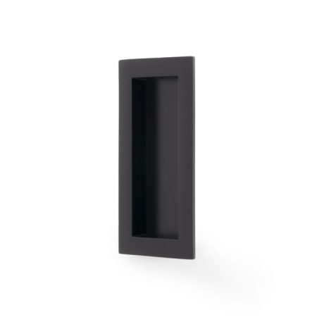 Alexander & Wilks AW911-100-BL Rectangular Flush Pull 100 x 45mm Black (LEAD TIME: 2-3 DAYS)