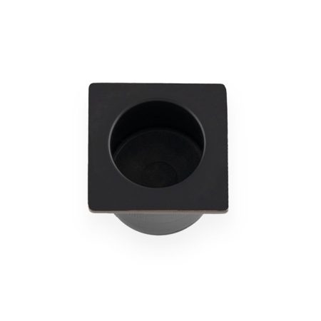 Alexander & Wilks AW993BL Sliding Door Finger Edge Pull Square Black (LEAD TIME: 2-3 DAYS)