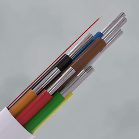 CQR CAB8/WH/LSF/100 Intruder Alarm Cable | 8 Multi Core | TYPE 2 | Eca | LSF | White | 100m (LEAD TIME: 2-3 DAYS)