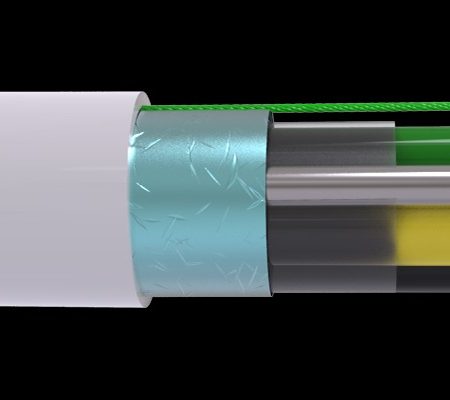 CQR CABS4HF/WH/SO/100 Intruder Alarm Cable | 4 Solid Core | TYPE 1 | Eca | LSZH | White | 100m (LEAD TIME: 2-3 DAYS)