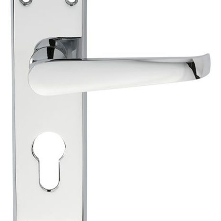 Carlisle Brass CBV30YCP Contract Victorian Lever On Euro Lock Backplate (LEAD TIME: 2-3 DAYS)