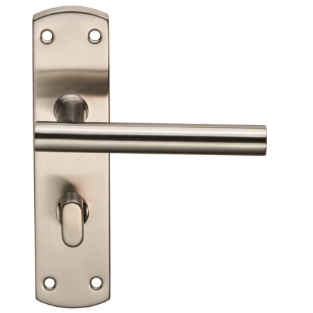 Eurospec CSLP1164T/SSS Steelworx Residential T Bar Lever On WC Backplate (LEAD TIME: 2-3 DAYS)
